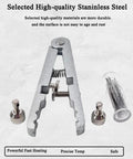 Pro Grade Watch Spring Bar Plier Tool Kit With Tweezers And 10 Replacement Pins For Link Removal And Band Repair.