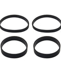 Dyson Replacement Clutch Belts Set For DC04 DC07 DC14 DC33 Vacuum Cleaners 4 Pack, showing two thin and two wide rubber belts