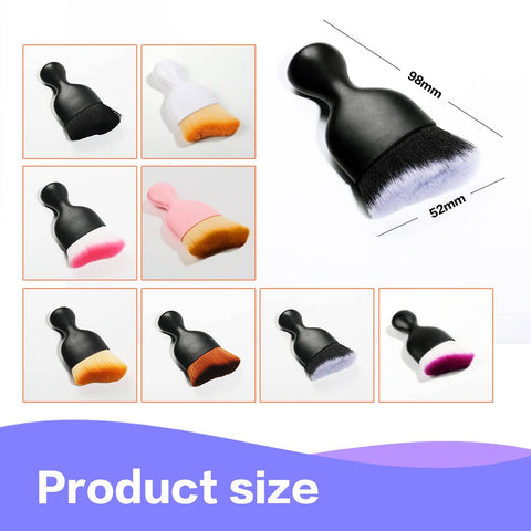 Soft Bristle Car Interior Detailing Brush For Clean Dash Seats And Vents Sturdy Handle With Comfortable Grip Ideal Auto Detailing Tool For Dusting Every Nook And Cranny, multiple colors, size dimensions shown