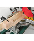 Table Saw Fence Clamp Set Of 2 For Universal Auxiliary Fence, Built Tough Heavy Duty Steel, Low Profile Design, Fits Clamp Range Two And A Half To Five And A Half Inches, Pins Use Three Eighths Inch Holes, Durable Shop Tools Accessory clamping wood on miter saw fence