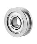 Rock Solid Hella Durable U Pulley Rail Ball Bearing Set For 3D Printer Extruder, close-up of metal U604ZZ bearing.