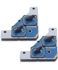 Heavy Duty Dual Switch Welding Clamp With 50KG Magnetic Force For Steel And Iron Plates, close-up of dual switches and magnetic grip.