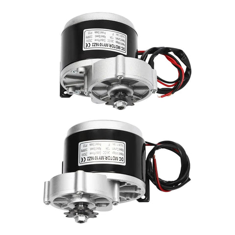 10 Inch Motor Drive Air Wheel Conversion Kit With 250W 24V Electric Cart Scooter Motor components close-up