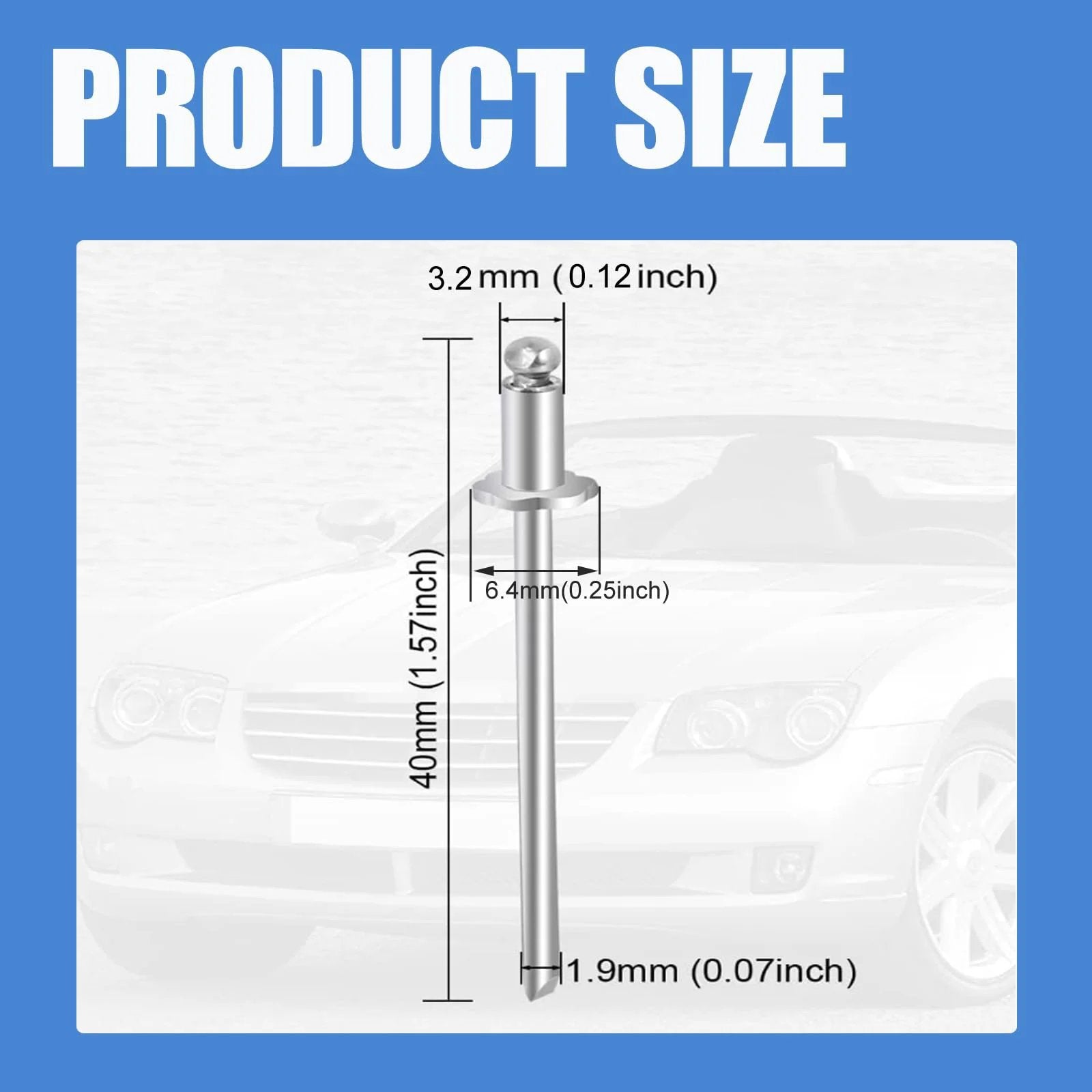 RT―6051リクエスト Stainless Rosette Rivets For VIN Tags Fits Ford ✓