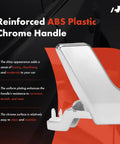 Interior Door Handle Repair Kit For Mercedes Benz C230 C250 C300 C350 C400 C63 AMG C63 AMG S GLK250 GLK350 2008 To 2015 Front Or Rear Left Driver Side Fits W204 X204, close-up of chrome finish