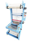 Heavy Duty Two In One Tabletop Shrink Wrap Machine For Bottles And Flat Packs with stainless steel surface and user controls.