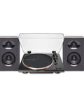 Fully Automatic Belt Drive Turntable Bundle With SAM30 3 Inch Powered Studio Monitors And Polypropylene Woofers Delivers Dope Crisp Sound