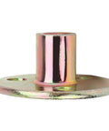 3 Hole Flange T Nut Set In Galvanized Iron For Furniture Fixing And Connection M6 Tee Round Base Nuts Built For Tough Vibration Control