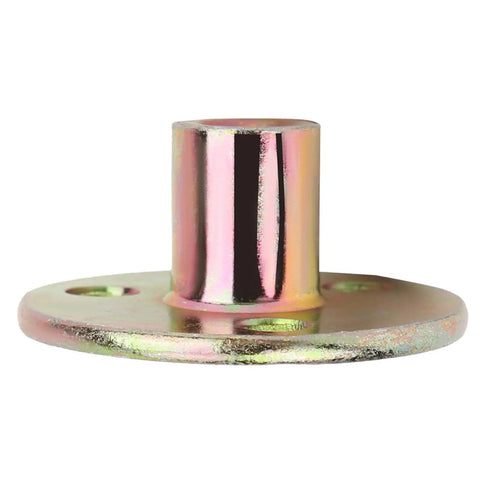 3 Hole Flange T Nut Set In Galvanized Iron For Furniture Fixing And Connection M6 Tee Round Base Nuts Built For Tough Vibration Control