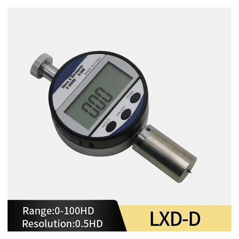 Portable Digital Shore Hardness Tester Gauge Featuring Type A C And D Modes For Foam Rubber And Plastics With Pro Level Precision and display showing 000 readings.