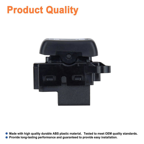 Power Door Lock Switch Front Driver Side Replacement For Mazda 3 2010 To 2013, Mazda 6 2009 To 2013, CX7 2010 To 2012, CX9 2010 To 2013, ABS Plastic