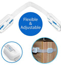 12 Pack Adhesive Baby Proof Cabinet Locks For Drawers Cabinets Dishwashers Fridges And Ovens No Drill Easy Install, product features.