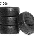 Grippy Off Road And On Road Tire And Wheel Upgrade Kit For Drifting And Touring 4 Piece Rubber Tire Set for RC cars, stack view
