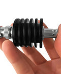 Beefed Up High Power 30dB BNC Attenuator 10W 50 Ohm Coax RF Attenuator 3GHz Male To Female Connector held in hand