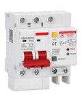Heavy Hitter Spd Residual Current Breaker With Overload And Lightning Surge Guard 220V AC 32 Amp 30 Ma Trip compact design with dual switch features.