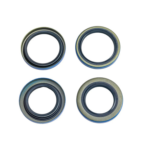 Two Pack Trailer Axle Bearings Kit With L44649 L44610 Inner And Outer Bearings, grease seals, 1-1/16 inch axle, high speed operation