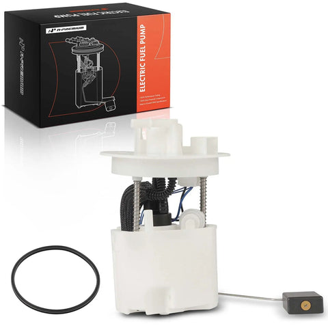 Straight Shot Electric Fuel Pump Module Assembly For Mazda showing white fuel pump with assembly features and packaging.