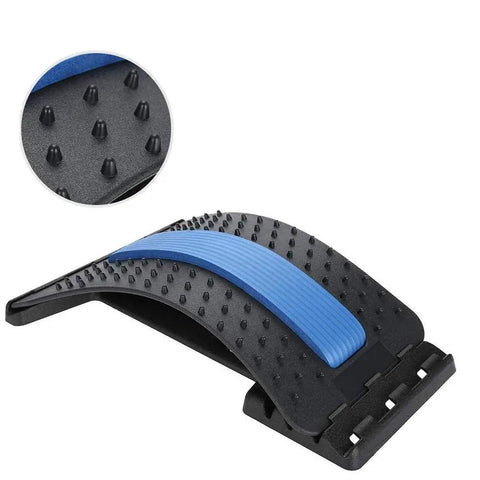 Heavy Duty Emoly Back Stretcher For Pain Relief Spine Decompression with adjustable rubber padding for lower back support.