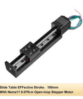 X Y Z Axis Motorized Slide Table With T Type Linear Guide Rail Stage Mini Sliding Table Electric Linear Stage Pro Grade
