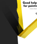 Yellow Painter Tape 1 Inch Wide By 60 Yards Per Roll Pack Of 5 Rolls Total 300 Yards Pro Grade Masking Tape on painted surface