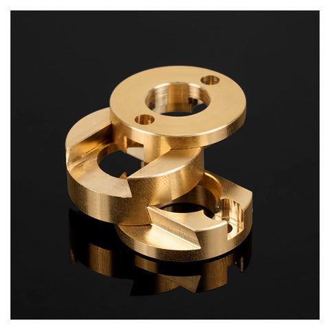 Smooth 16mm Oldham Coupling For Z Axis Screw Hot Bed Reduces Printing Swing And Ghosting Vibration On CNC 3D Printer With Flexible Shaft Drive System brass coupling