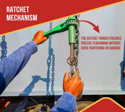 Towline Tough 8 Pack Hi Vis Green Ratchet Chain Binders With Grab Hooks For Daily Flatbed Haulin And Truck Trailer Tie Downs Bringing Easy Nine Two Zero Lb Grunt Work
