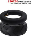 Six Inch 150x50 Tire With 150mm Inner Tube For Small Electric Skateboard Wheel And Folding Bicycle A Type 90D Inner Tube on display