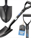 Lightweight Carbon Fiber Camp Shovel With D Handle, 28 Inch Portable Digging Shovel For Camping And Gardening, Round Point Blade