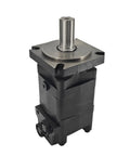 HMK 400 Hydraulic Motor Replacement Built Like A Tank For Agt ECSSCT72 Trencher Skid Steer Rig showing detailed side view.