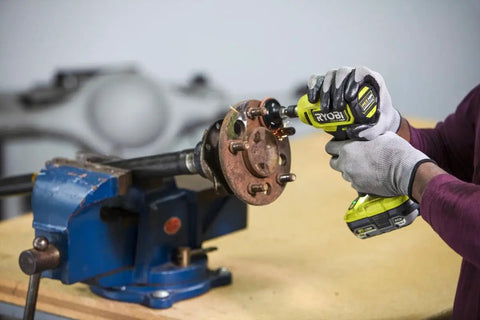 Beast Mode 18V Cordless Right Angle Die Grinder Featuring A Brushless Motor Up To 22000 Rpm Variable Speed Paddle Switch Built In LED Light And Fast Spindle Lock For Reliable Precision Grinding