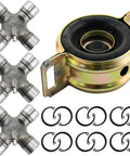 Toyota Tacoma Drive Shaft Center Support Bearing and U Joint Kit Fit 2005 Through 2015 2WD 4WD components displayed