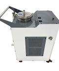 Heavy Duty Pneumatic Chip Remover And Air Powered Coolant Tank Cleaner For Cutting Fluid Filtration Sump Cleaning Cart with a sleek design and stainless steel top.