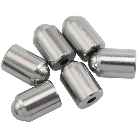 Top Tier 304 Stainless Steel Ball Head Spring Plungers Set Of Six, heavy-duty, 10 mm diameter, designed for furniture and cabinet use.