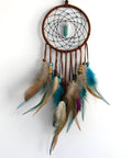 Dreamcatcher with colorful feathers, 200 Pieces 5 To 7 Inch Nature Saddle Hackle Rooster Feathers For Crafts Natural Pheasant Neck Feathers Ideal