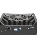 Slick Little Intel N150 Mini PC with ventilation and multiple ports in compact design for heavy duty firewall tasks.