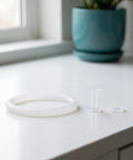 Silicone Ice Cream Maker Seal Ring Replacement Gasket For Cone Machines With Tight Seal And Broad Compatibility H Shaped And O Shaped Repair Parts, white gasket set