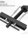 Pro Grade Crankshaft Seal Tool Set For Removal And Installation With Camshaft Oil Seal Puller Kit, shown with easy pull design.