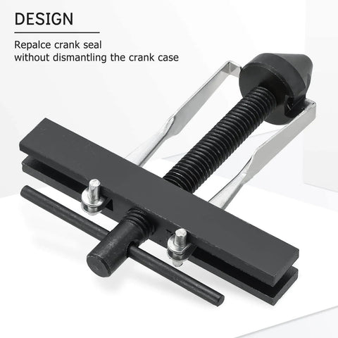 Pro Grade Crankshaft Seal Tool Set For Removal And Installation With Camshaft Oil Seal Puller Kit, shown with easy pull design.