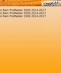 Image showing compatibility list for Rear Wheel Bearing And Hub Assembly For ProMaster Van Fits 2014 2015 2016 2017 1500 2500 3500 Beefed Up OEM Grade Bearings Easy Install Smooth Ride Durable Hub Replacement.