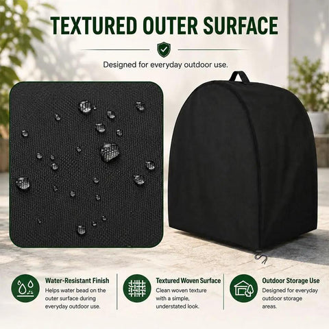 Built Like A Tank Miter Saw Cover Fits Costway Ep24567 Chop Saw Heavy Duty Dust And Rain Resistant Guard 210D Tough Weave Fabric Fast Grip Handle Garage Tool Storage Pouch Grey