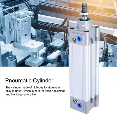 32mm Bore Aluminum Pneumatic Cylinder Built Tough With Adjustable Cushioning Rust Resistant Aluminum Alloy Body