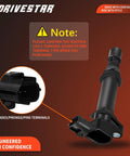 UF270 Ignition Coil Pack Set Of 8 Drop In Replacement For Jeep Grand Cherokee Commander Liberty with connector detail