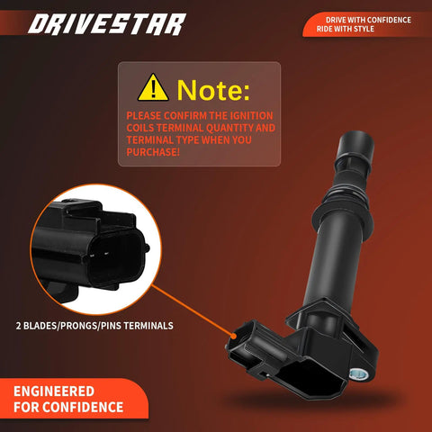 UF270 Ignition Coil Pack Set Of 8 Drop In Replacement For Jeep Grand Cherokee Commander Liberty with connector detail