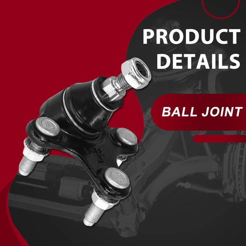 Front Lower Control Arm Kit With Ball Joints 4Pc Heavy Duty Suspension Parts For Vw Audi Compatible With RK621949 RK621950 Upgrade Your Ride Today: close-up ball joint