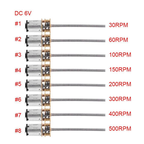 Reversible Gear Motor With Screw Actuator, 6V 200RPM, M3x55mm Threaded Output Shaft For DIY Projects, Full Metal Gearbox, Low Noise, Durable Maker Tool For Small Actuations, 6V DC motor with threaded shaft