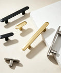 Ten Pack 3 Inch 76mm Hole Centers Matte Black Solid Zinc Alloy Cabinet Handles And Drawer Pulls Built Tough For Modern Kitchen Bathroom