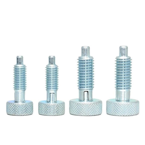 Industrial Grade Stainless Steel Locking Spring Screw Indexing Plunger With No Sweat Pull And Twist Action for precision assembly builds