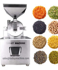 Moringa Leaf Grinding Machine And Dry Spice Grinder For Home Kitchen Use Auto Operated Pulverizer beside assorted dried grains