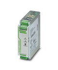 Real Deal Switching Power Supply Delivers Rock Solid 24 Volt Dc Output For Demanding Industrial Automation And Energy Management Jobs Requiring Built Tough Durability And Hassle Free Setup. Image shows a compact modular 24V, 5A power supply.