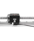 Close-up of Pro Grade Linear Guide Table Rail Sliding Table With XYZ Axis Ball Screw Linear Stage Mobile Work Table 80mm Wide 650mm Travel